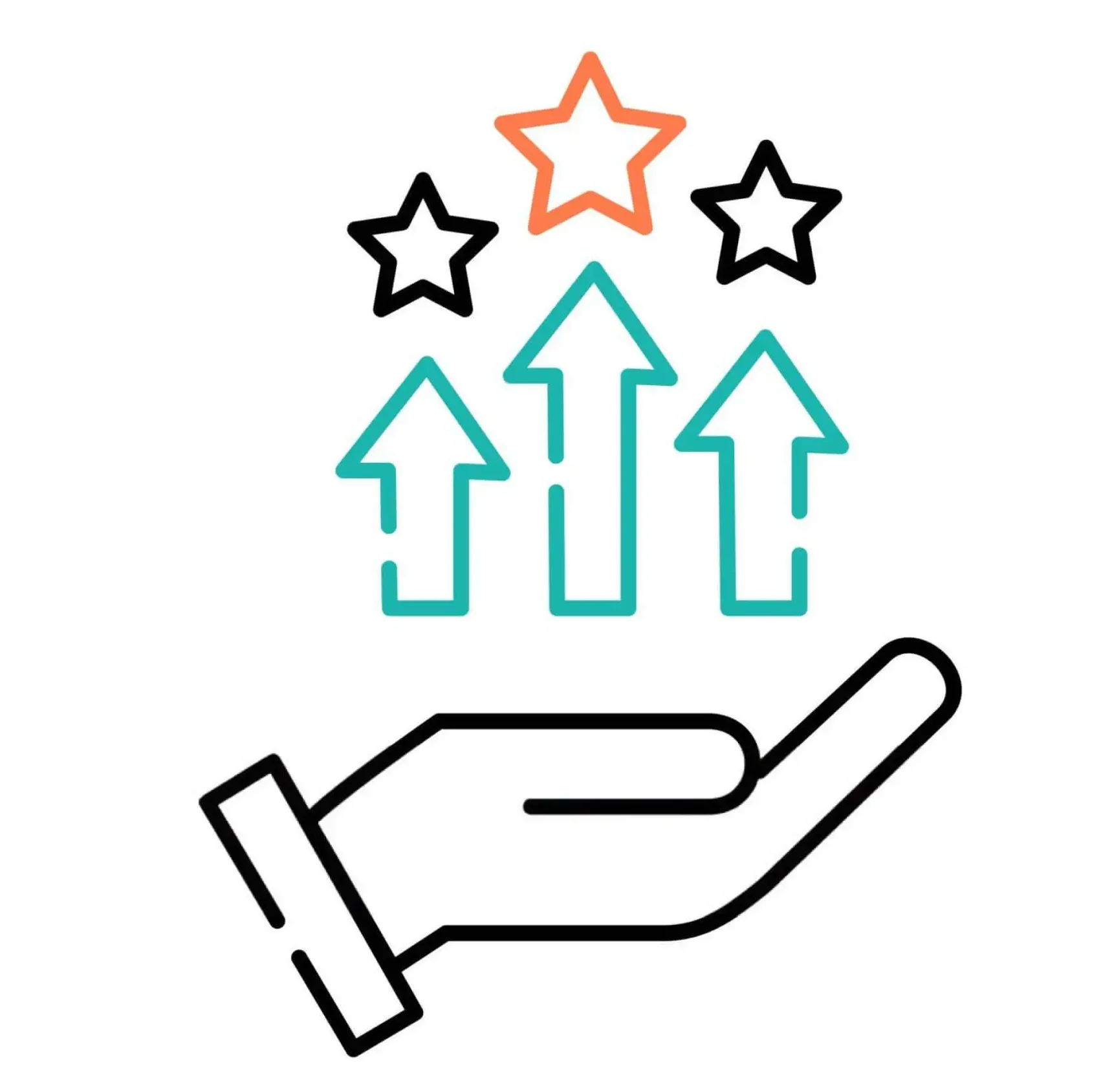 Competitive Advantage Vector Icon Design